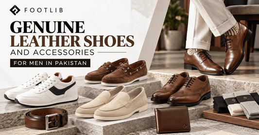 Genuine leather shoes collection image at FOOTLIB
