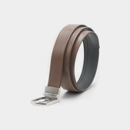 Premium Black & Brown Reversible Leather Belt – FTB-BUILD