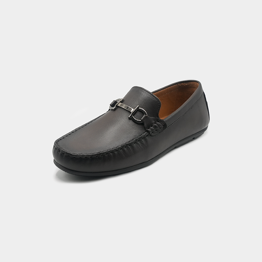 Men’s Brown Leather Horsebit Loafers – FT03-1234