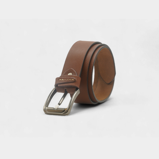 Brown Fancy Loop Genuine Leather Belt – FTB-GL1