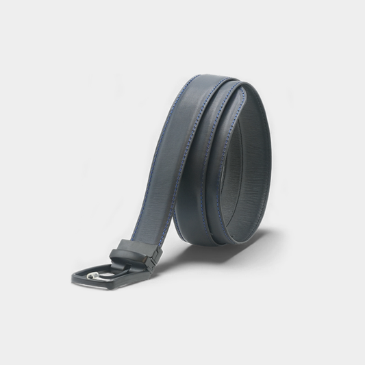 Premium Black & Navy Reversible Leather Belt – FTB-BUILD