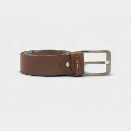 Brown Fancy Loop Genuine Leather Belt – FTB-GL1