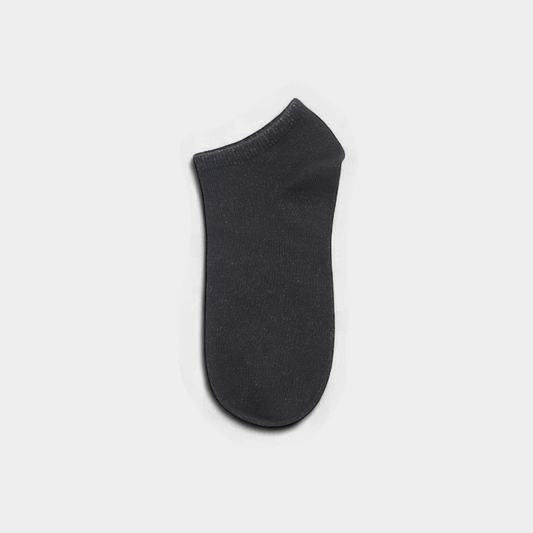 Unisex Plain Pewter Sneaker Socks – FTS04