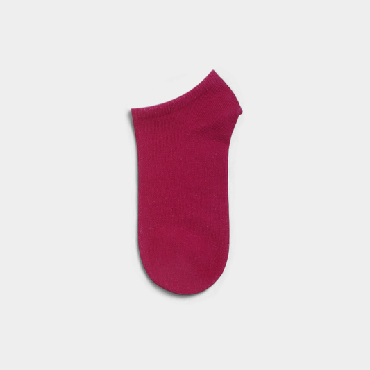 Unisex Plain Pretty Pink Sneaker Socks – FTS04