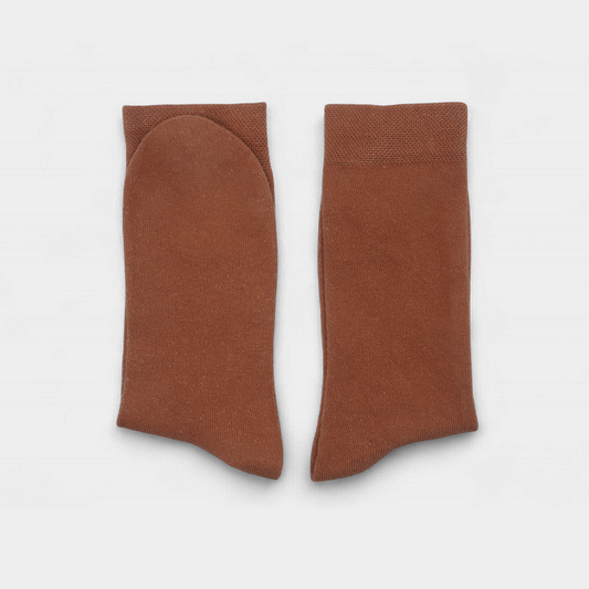 Men’s Terra Cotta Casual Cotton Socks – FTS05