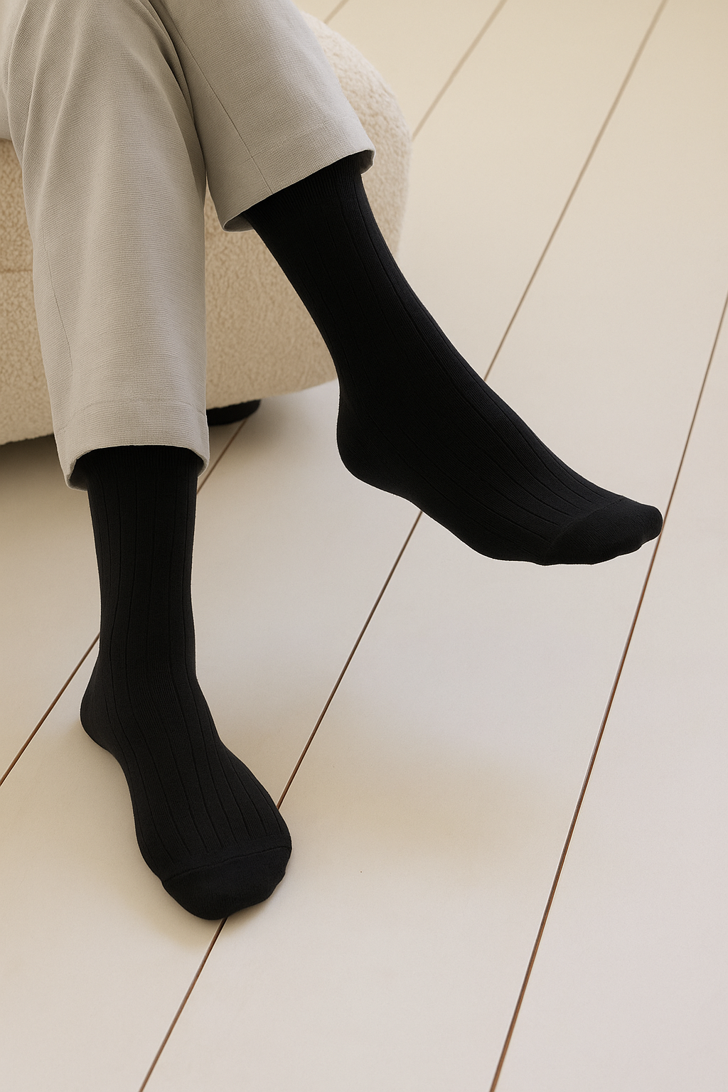 Men's Black Dress Socks