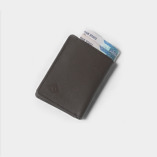 Men’s Premium Leather Bi-Fold Wallet – Chocolate – with ID Window & Multi Card Slots