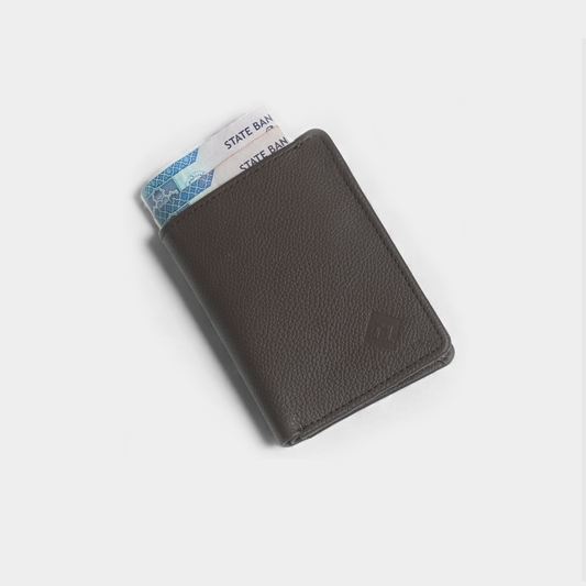 Men’s Premium Leather Bi-Fold Wallet – Chocolate – with ID Window & Multi Card Slots