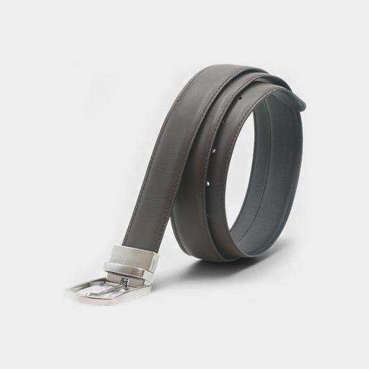 Premium Black & Dark Brown Reversible Leather Belt – FTB-BUILD