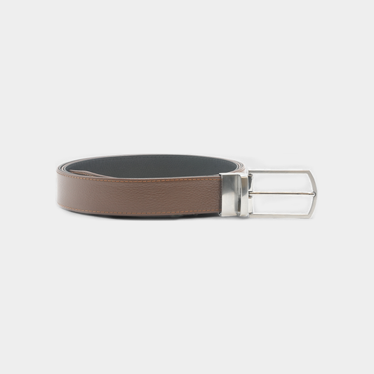 Premium Black & Brown Reversible Leather Belt – FTB-BUILD