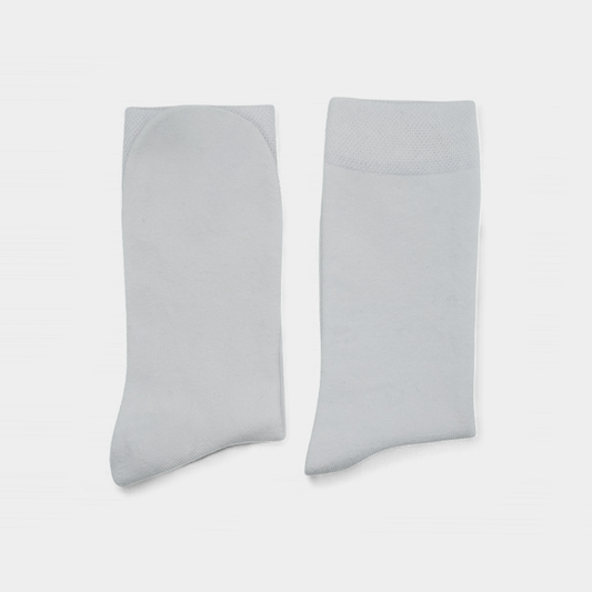 Men’s White Casual Cotton Socks – FTS05