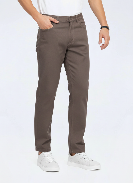 Men’s DK Khaki Stretch Twill Chinos – FTT-7575-0925